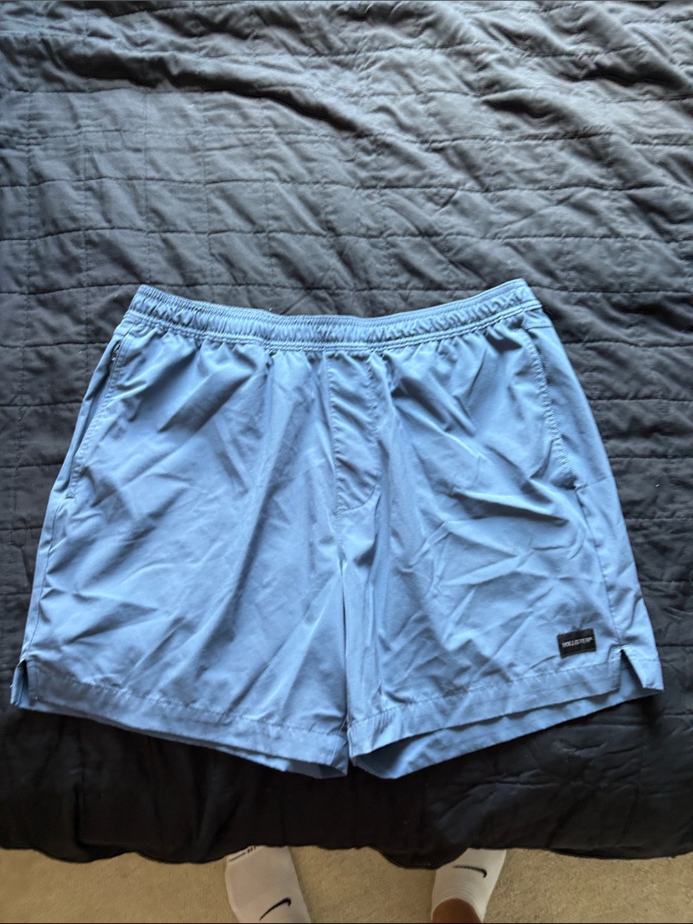 Hollister Men's Light Blue Athletic Shorts